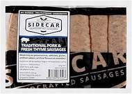 Sidecar Traditional Pork & Fresh Thyme Sausages, 500g - Frozen
