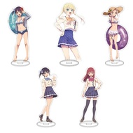 Standee Anime Kanojo mo Kanojo Acrylic Mica Model 15cm Study Desk Decoration Accessories Gift Fan Sa