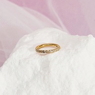 G23 Titanium Nose Ring Hoop Cartilage Earring Hoop Clicker CZ Septum Rings Conch Piercing Jewelry Tr