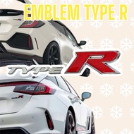 emblem type r honda fk8 fk7 fl5 fl1 emblem honda type r