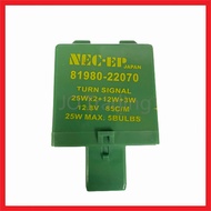 NEC Flasher Relay For Toyota Corolla KE70 12v 3 Pin ( 81980-22070 )