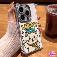 Four Corner Protect Phone Case for Realme C63 55 53 35Narzo N63 53 50A Prime Cartoon Luck Cat Cover