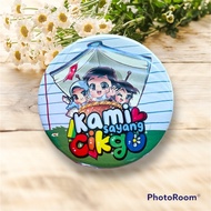 58mm Magnetic Button Badge Magnet Hadiah Perpisahan Guru Sekolah Teacher Farewell Gift Hari Guru Tea
