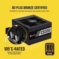 CORSAIR CX550 CX650 CX750 – 550 650 750 Watt 80 PLUS Bronze ATX Power Supply PSU - 650w