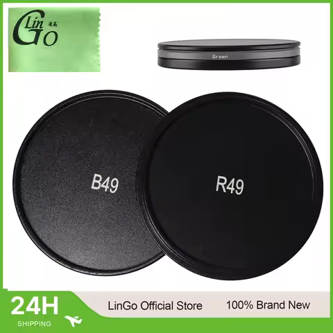 Lin Go Lens Filter Stack Cap Metal, 43-95mm Protector Cover Case, Stackable Storage Cap for UV CPL N