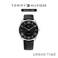Tommy Hilfiger Becker Black Leather Strap Analog Watch TH-1710516