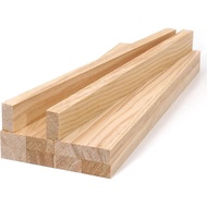 Wood Strips Slats Wooden Dowels for Crafts 1/2"x 1" x 12", 10 PCS Decorative Wood Trim Planks for Wa
