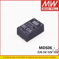 MEAN WELL  6W  DIPPackage DC-DC Medical Grade Regulated Converter MDS06F-05 MDS06F-12  MDD06F-05 MDD