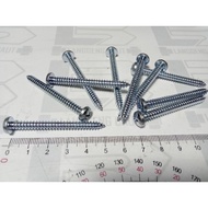 10 Pcs PH Screws + 10 x 2" PAB Tapping Screws 10x2