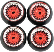 RC 1/28 Drift Wheels,Alloy RC Tires and Rims for 1/28 Wltoys K969 K989 P929 kyosho Rally Model car U