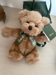英國百年Harrods百貨 經典泰迪熊 Teddy Bear 2009 絕版精緻收藏 附pvc購物袋