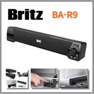Britz korea Ba-r9 Soundbar Computer 2ch Stereo Speaker USB Power 3.5mm 6w  Surround Speaker USB LED 