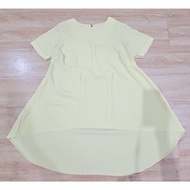 PRELOVED YELLOW WOMEN TOP / SECOND WOMEN'S YELLOW TOP