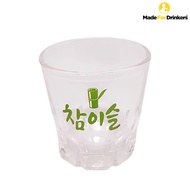 Korean Soju Shot Glasses (Set of 4) 60ml Soju Glass / Bamboo Printed Design / Somaek / Soju Bomb / shot glass / soju cup