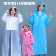 Motorcycle Raincoat Adult Raincoat Children Raincoat Thickened Transparent Conjoined Non-Disposable Portable eva Poncho Outdoor Travel