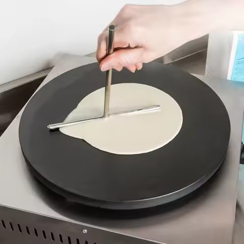 French Crepe Spreader Pancake Like Batter Spreading Tools Stainless Steel Pancake Like Batter for Ba