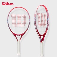 [Children 5-6 Years Old] WILSON Pink Ultra UV21 Tennis Racket Pre-strung (Stringed) WR152810U Offici