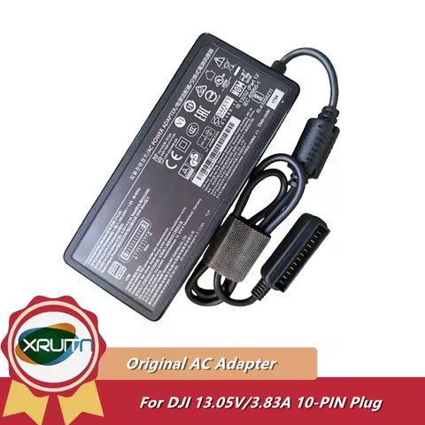 Original For DJI Mavic Pro Drone 50W Battery Charger AC Power Adapter 13.05V/3.83A 5V2A F1C50 10PIN 
