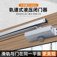 Automatic Door Closing Handy Tool Rail Type Hydraulic Slide Rail Silent Door Closer KFC Door Aluminu