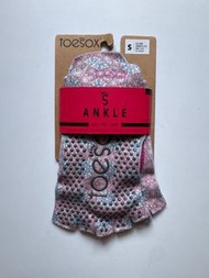 ToeSox Ankle Full Toe Grip Socks - Size S