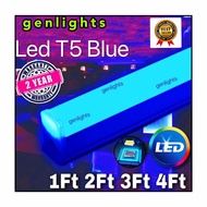 Light Bulbsbulb LED T5 Tube Light Lamp Bulb Blue Complete Set Celling Light Energy saving 1ft/ 2ft/ 