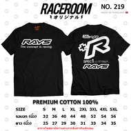 RACEROOM Black T-Shirt No Biased Cotton100 Rays-219