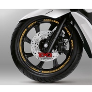 Nmax Gold S5 Rim Sticker
