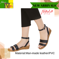 Natasha IMMIX Ladies Ankle Strap Wedge Sandals
