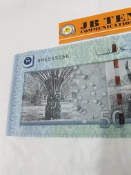 🔥TenTen comunication BANK NOTES RN 6555556 KOLEKSI WANG KERTAS ITEM RM50 KELUARAN BNM KONDISI UNC SI