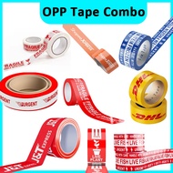 OPP Color Tape 48mm/45mm x 50 meter Courier Tape Live Fish Frozen J&T DHL Shopee Express Liquid Urge