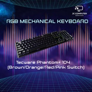 Tecware Phantom+ 104 Mechanical Keyboard Orange Brown Red Pink Switch