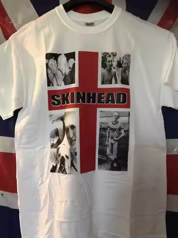 Skinhead T Shirt Oi Hooligan Punk Yob England St George Gavin Watson üá üáß