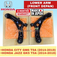 ORIGINAL JAPAN HONDA LOWER ARM (FRONT DEPAN) - HONDA CITY GM6 T9A / JAZZ GK5 T5A (2014-2019) 51350-T