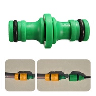 10Pcs Plastic Pipe Quick Connector Garden Washing Water Hose  2-Way Hose Joint Connector Tap Irrigation System Water Filter Part