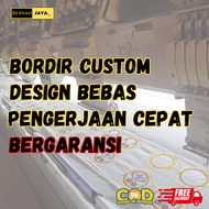 MINIMAL Embroidery Logo Patch Bet Emblem Custom Design Like Like Minimum Order 50pcs