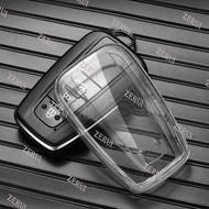 ZR For Car Key Case Protector Soft TPU Key Shell Cover Auto Accessories For Toyota Prius Camry Corolla C-HR CHR RAV4 Prado 2018 2022