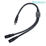 RR Multipurpose Solar Panel Charging Cord Y Splitter Cable DC8 0x2 0mm 14AWG 1 Male to 2 Female Conn