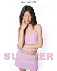 kome.girls กระโปรงสั้นผ้าขนหนู kome (say) summer collection