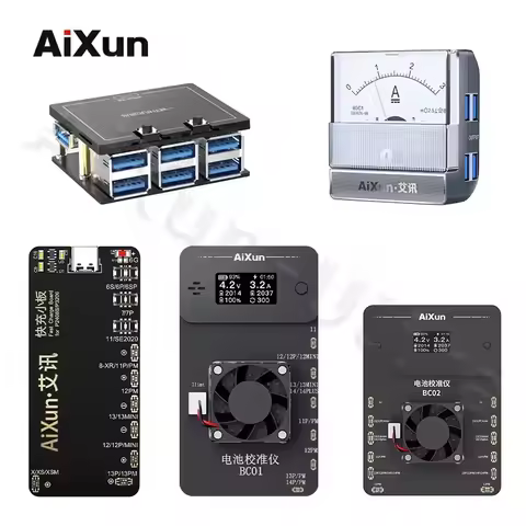 AIXUN P2408S P3208 Power Expansion Module 3A Ammeter One Button Power On Fast Charge Module BC01Batt