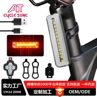 Bicycle Turn Signal USB Charging Bicycle Tail Light LED Wireless Remote Control Turn Signal Warning 