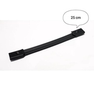 HANDLE TARIK KARET HITAM / SILVER HANDLE PEGANGAN KOPER BOX HARDCASE SALON DLL HANDLE TARIK KARET HA
