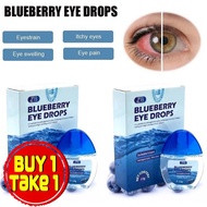 BLUEBERRY EYE DROPS RELIEVES RED EYS DISCOMFORT BLURRED VISION DRY ITCHY GLAUCOMA EYS