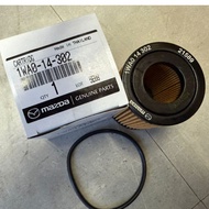 [ READY STOCK ] 100% GENUINE (MAZDA) ENGINE OIL FILTER FORD RANGER T6 / MAZDA BT-50 >> 1WA0 14 302
