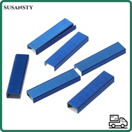 SUSANSTY 1000Pcs Staples per Pack 26/6 Standard Staples, Metal 26/6 Colored Staples, Funny 1/4 Inch 