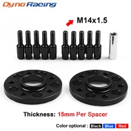 15mm 5x112mm 66.6mm Hubcentric Wheel Spacers M14x1.5 Ball Bolts for AUDI Q5 A4 A6 Q8 W/Ball Seat