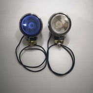 Car LED Angel Eyes Fog Light Ring Fog Lamp white blue 2.5inch 1pcs