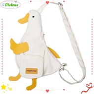 MELENE Women's Shoulder Bag, Solid Color Casual Cute Duck Crossbody Bag, Fashion Large Capacity Canv