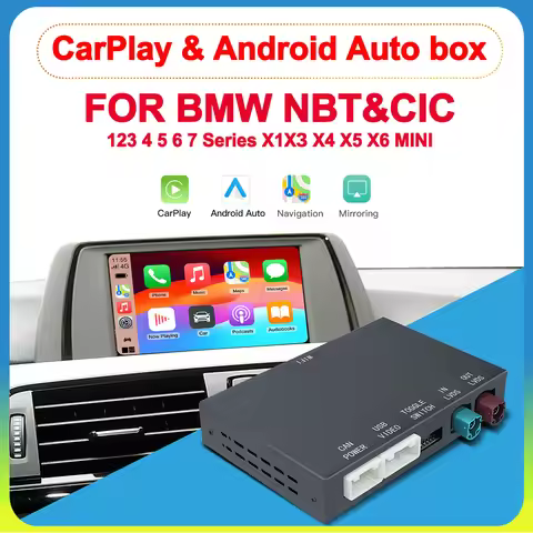 Wireless CarPlay Android For BMW NBT CIC System BMW NBT CIC System 1 2 3 4 5 6 7 Series X1 X3 X4 X5 