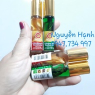 Combo 3 chai Dầu gió đầu bi lăn thảo dược Thái Lan hiệu mặt trời xanh