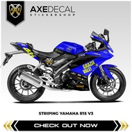 Striping Yamaha R15 V3 Livery Grazie Vale 46 Rossi / Stiker Motor R15 V3 desain Custom